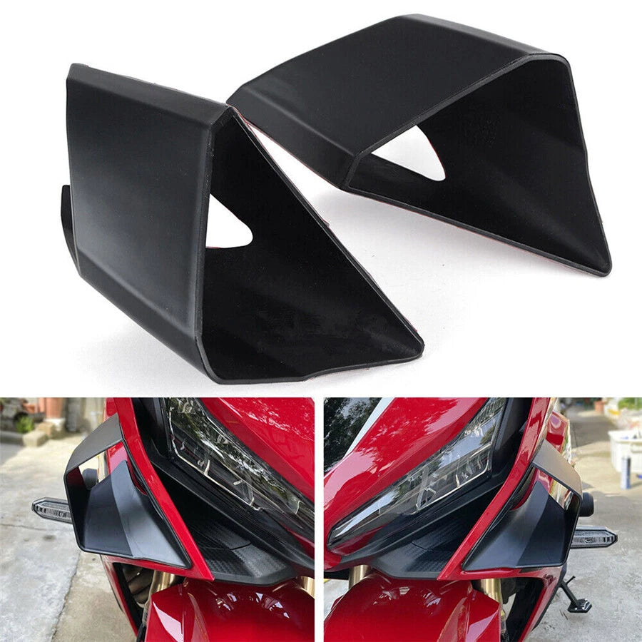 2X Front Fairing Winglets Side Spoilers for Honda CBR650R (2019–2021)