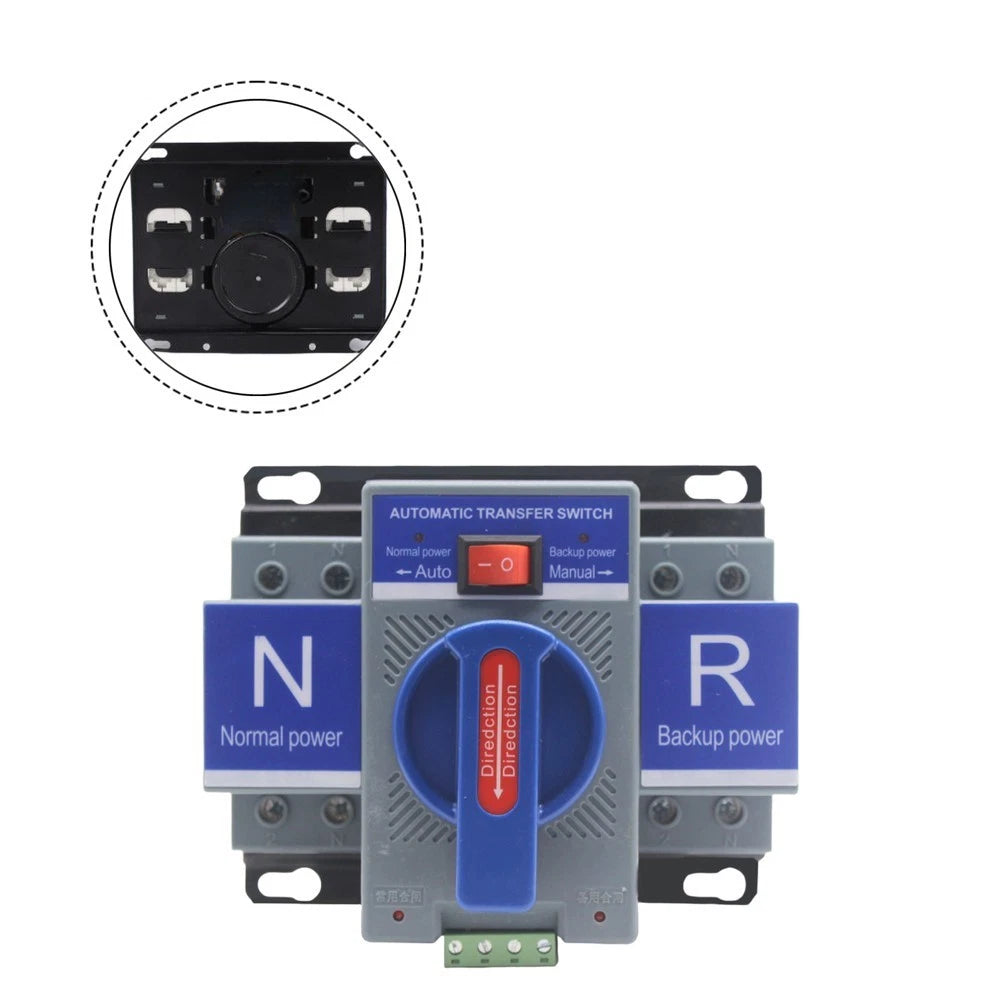 220V Dual Power 32A 40A 50A 63A Selectable Current Rating