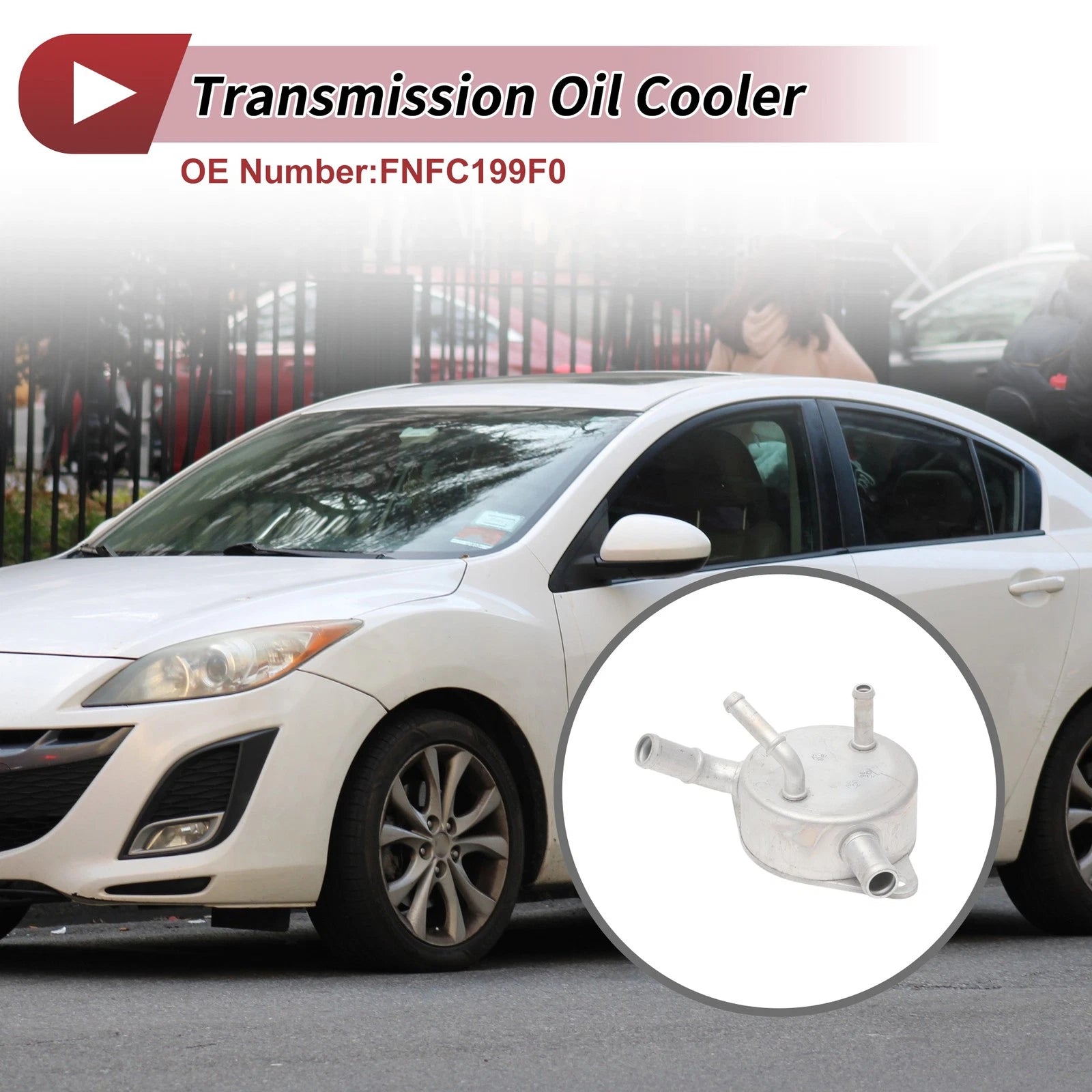 Engine Oil Cooler for Mazda 3 2014-2019 Replacement Trans Cooler