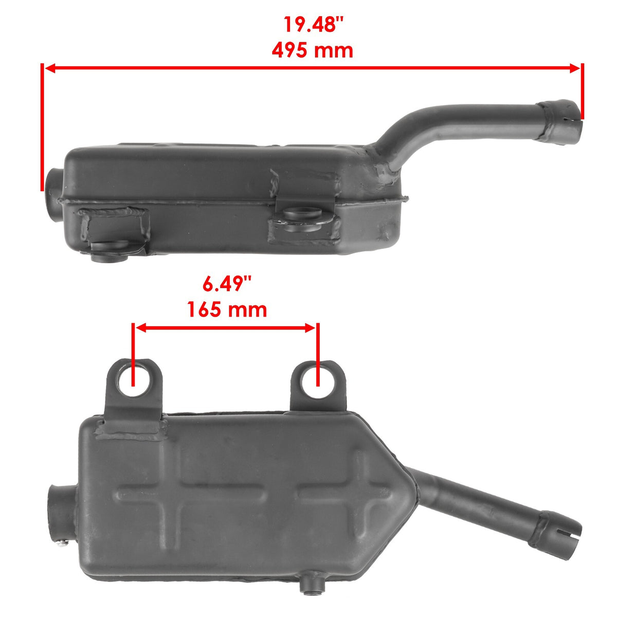 Complete Exhaust Muffler Replacement for Kawasaki KX250 (2003–2004)