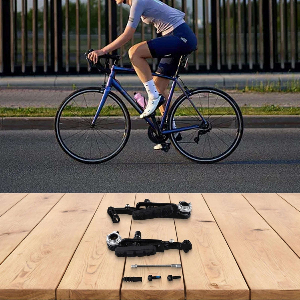 LongArm V Brake for Folding Bike (Modification Wheel Diameter)