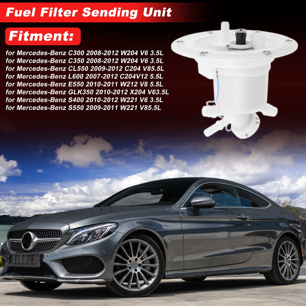 Fuel Filter Replacement for Mercedes-Benz C300 (2008–2012) Metal Plastic
