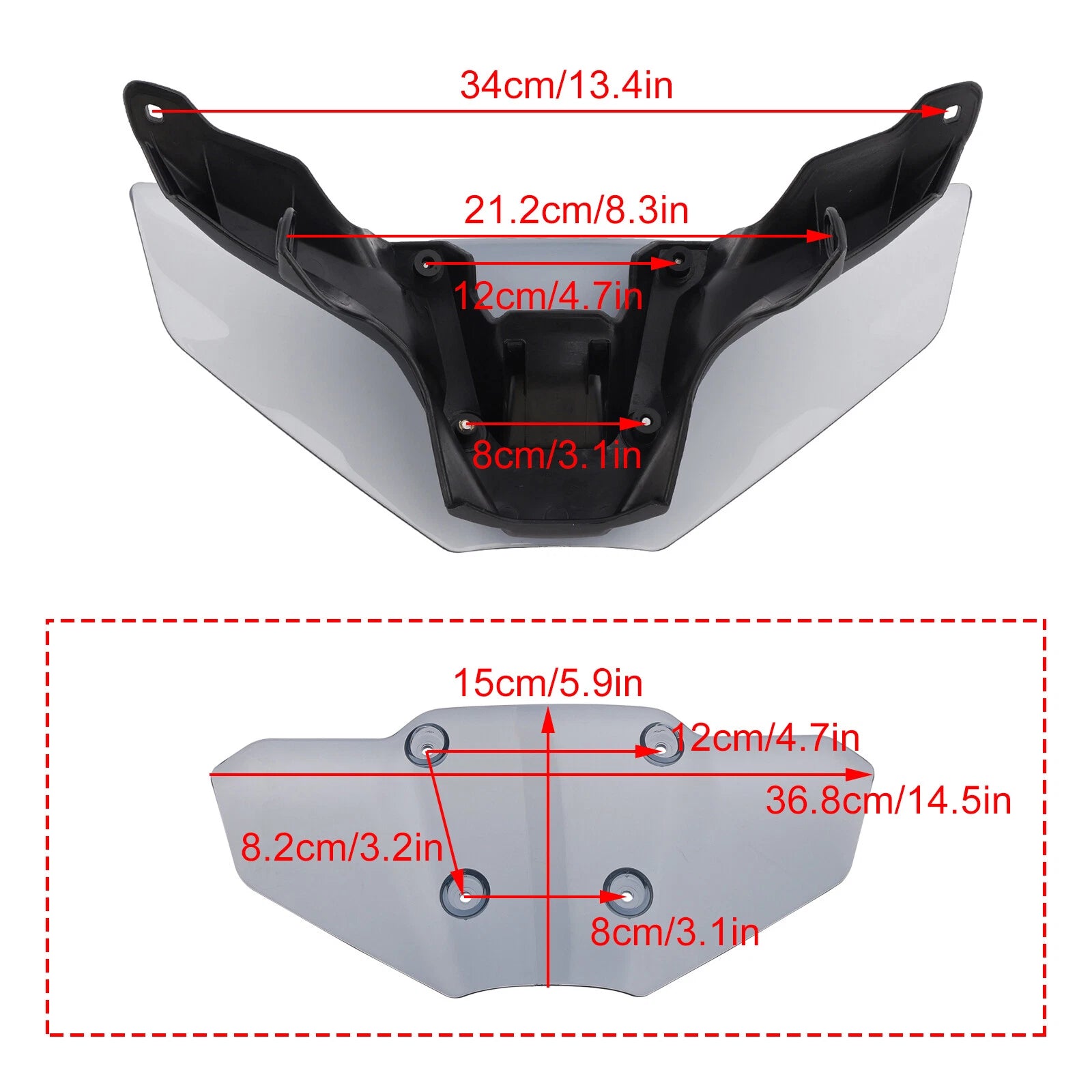 ABS Windshield for Yamaha MT-09/SP (2024–2025) A9E