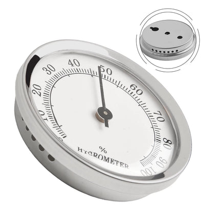 Magnetic Backed Aluminum Alloy Hygrometer for Humidity Tracking