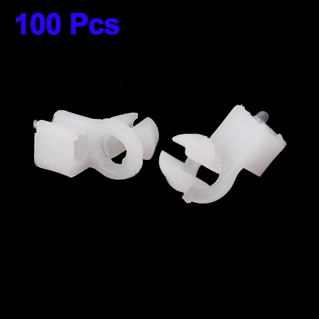 100x 8mm Door Bumper Lock Fastener Rod Clips for Auto Trim