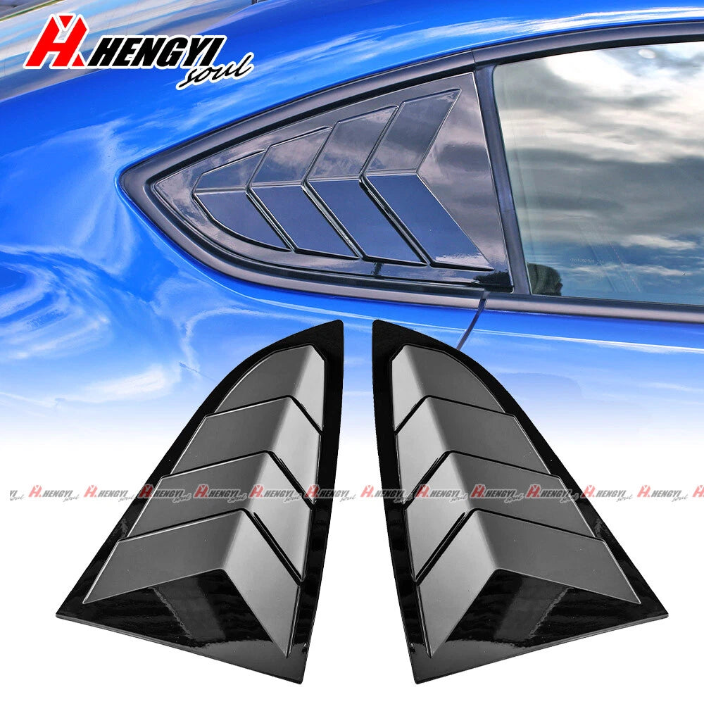 Glossy Black Side Window Louver Shutter Cover for Toyota GR86 Subaru BRZ (2022–2023)