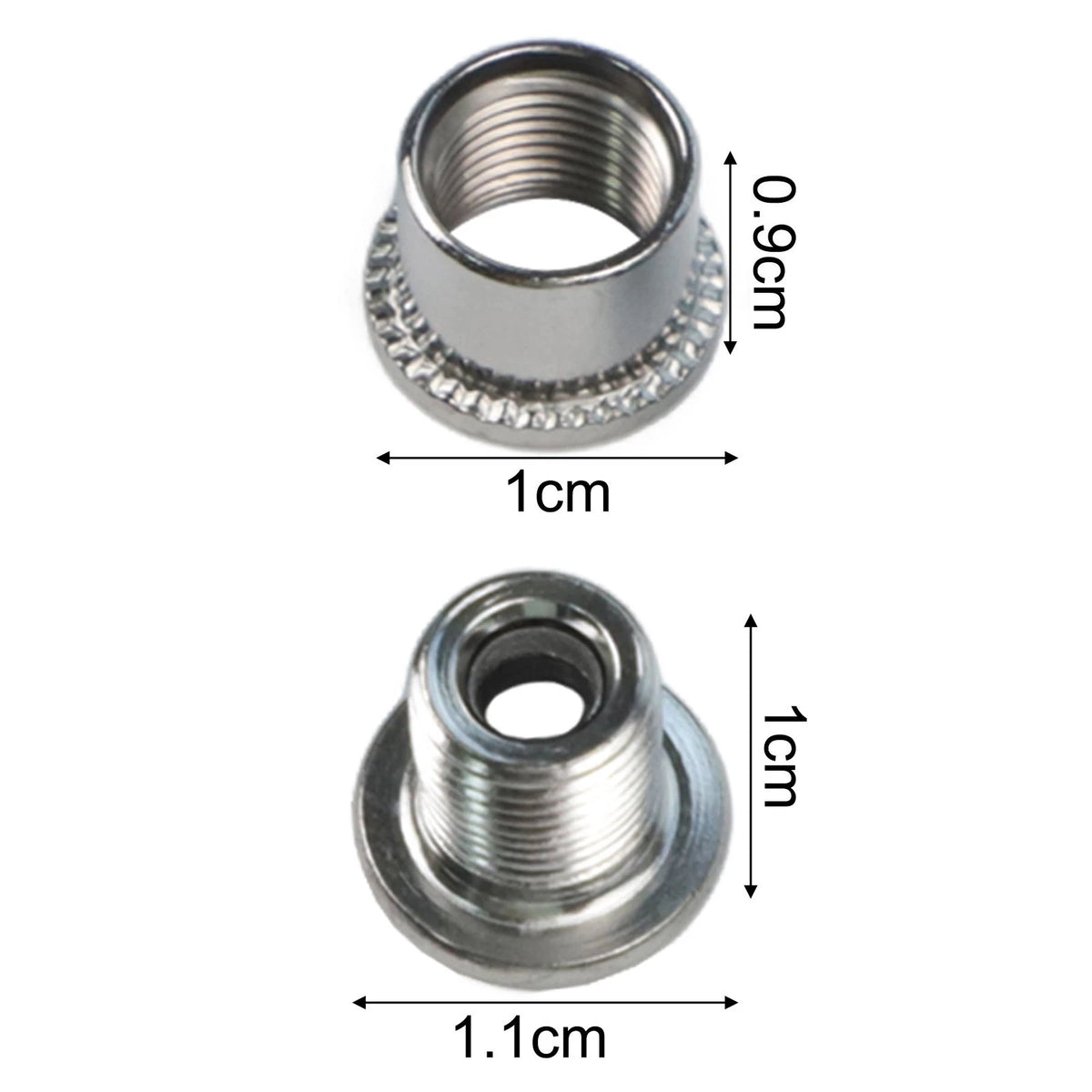 10Pcs Chainring Screws for Mountain Bike (Ultra Light, Stainless Steel)