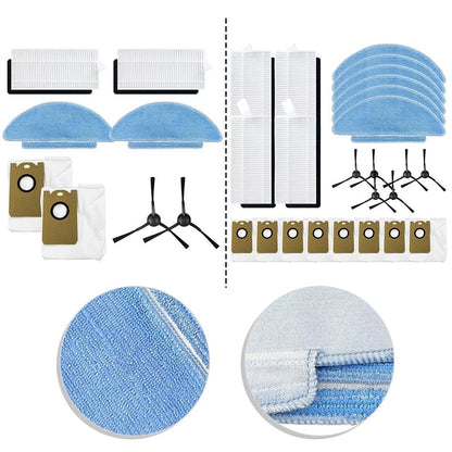 Replacement Kit for Kogan G80 Robot Vacuum (Includes 2 Filters, 2 Mop Cloths)
