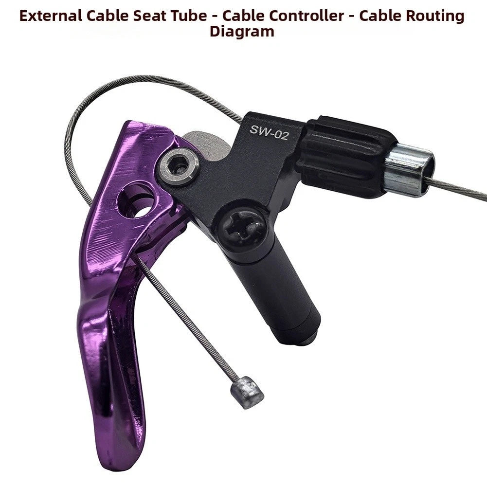 Aluminum Alloy Remote Lever for Dropper Seatposts (22.2mm)