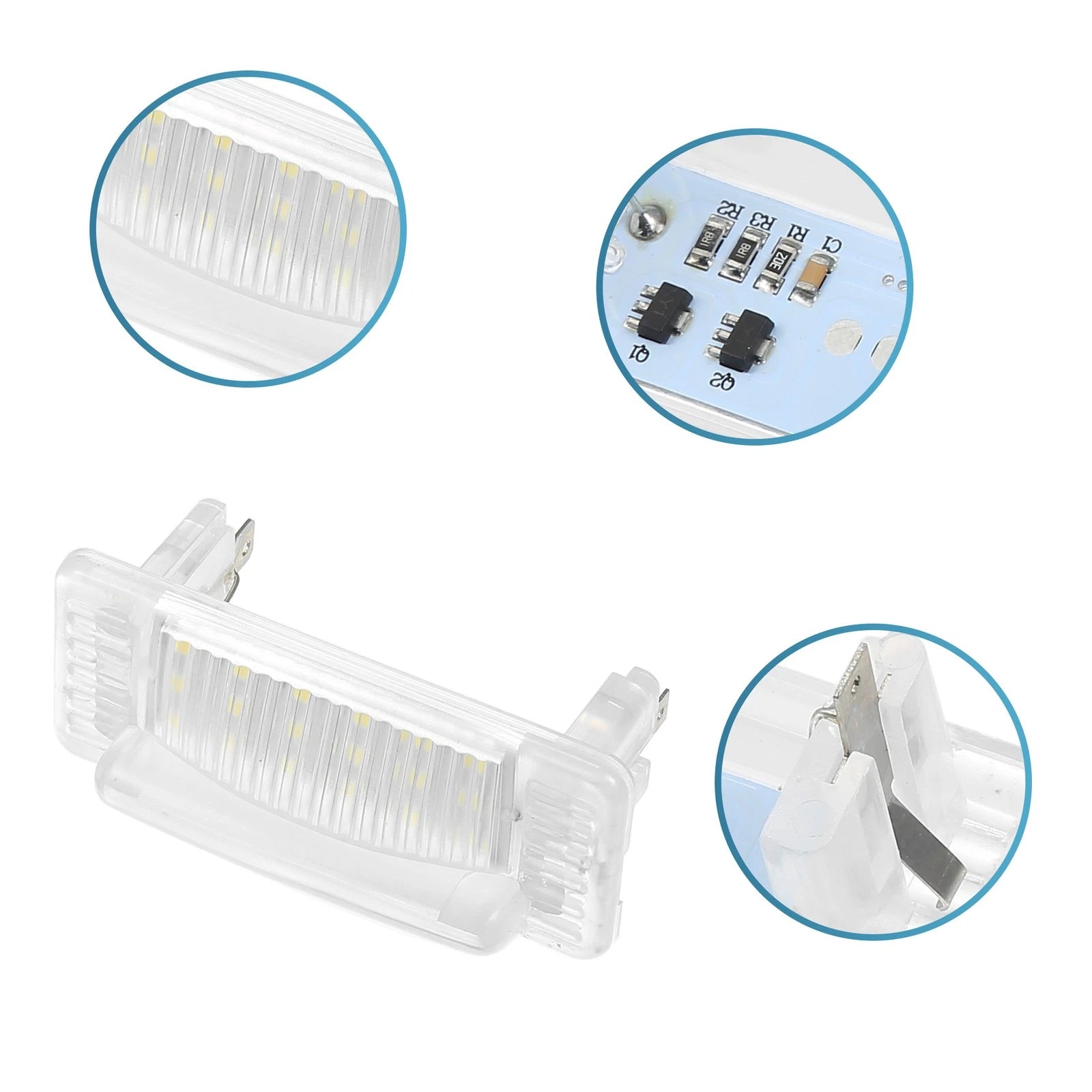 2PCS License Plate Light Replacement for Mercedes-Benz Sprinter (1995–2006)