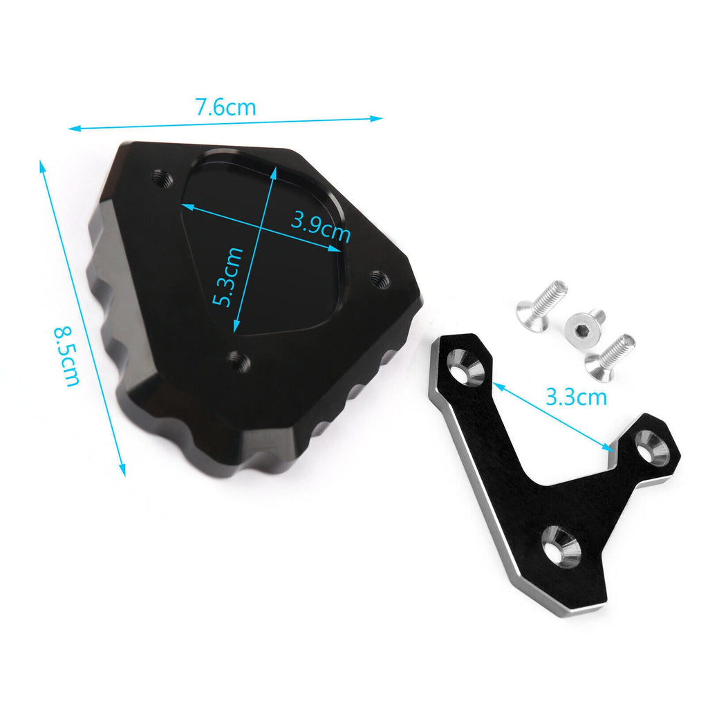 Kickstand Extension Plate for BMW G310 GS (2018) - Black T9