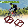Nylon Bicycle Pedals 14mm Replacement Pair for Red 1 Pair (N/A–N/A)