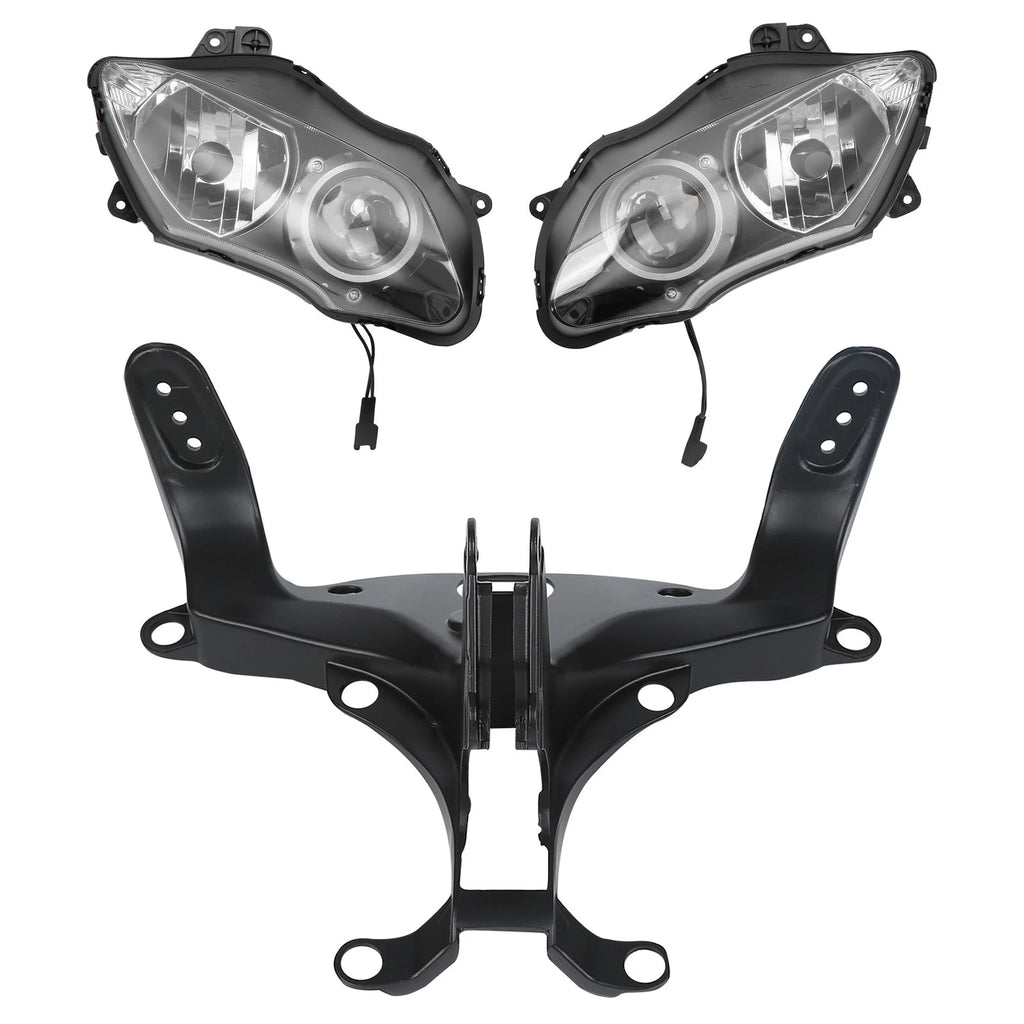 Front Headlight Assembly & Fairing Stay Bracket for Yamaha YZF R1 (2007–2008)