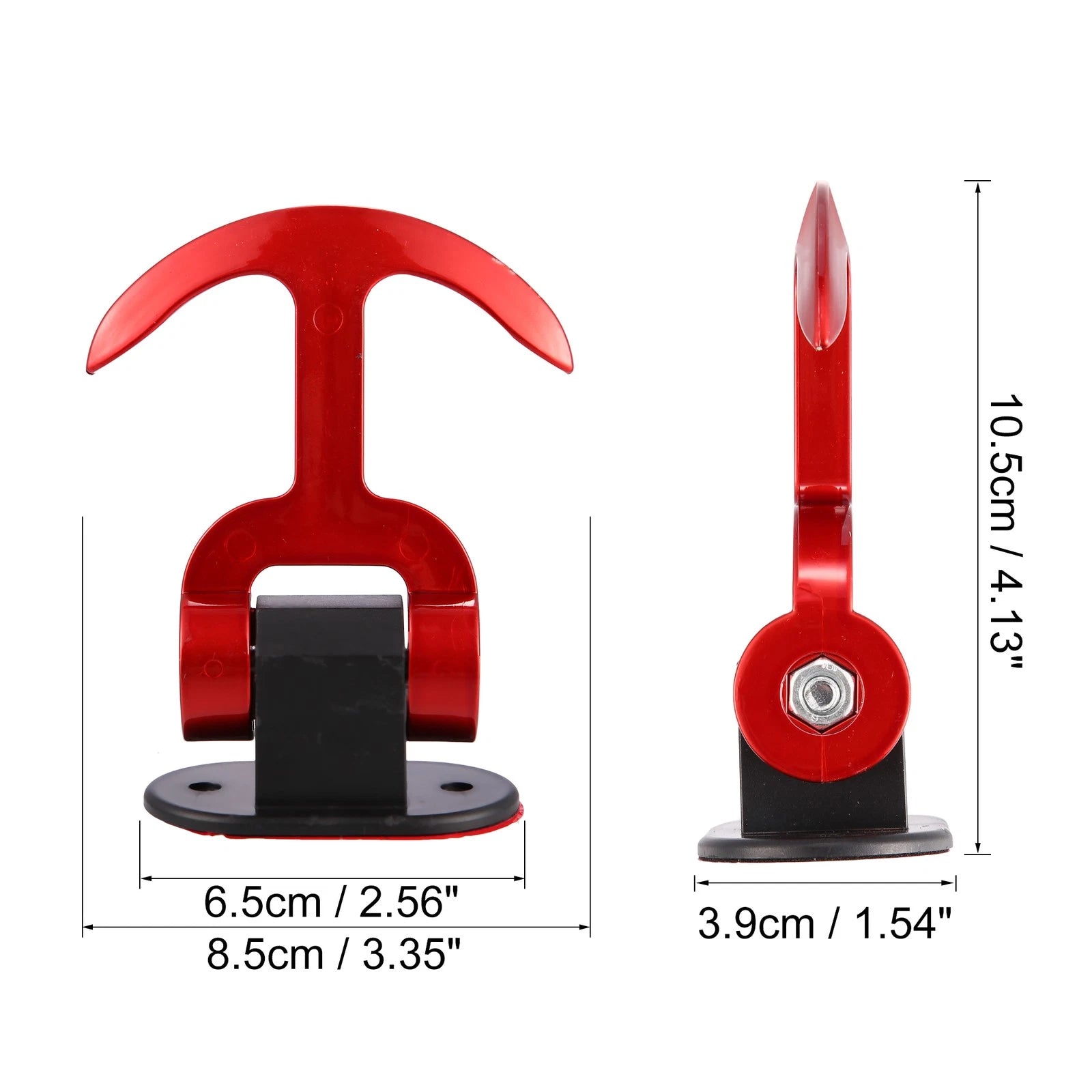 Tow Hook Trailer Bumper Sticker Red T Hook for Universal Car Truck