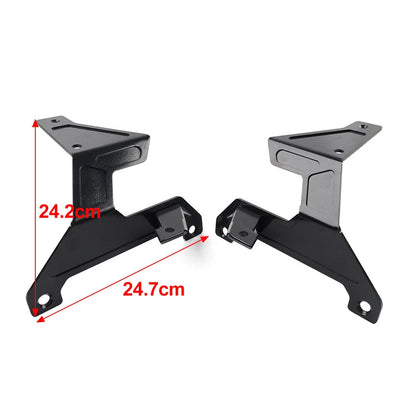 Dual A-Pillar Light Mounting Brackets For Jeep Wrangler JL Gladiator JT