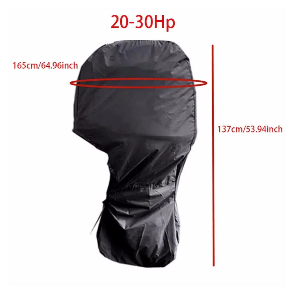Outboard Motor Engine Storage Canvas Cover for Boat (20-30 hp)
