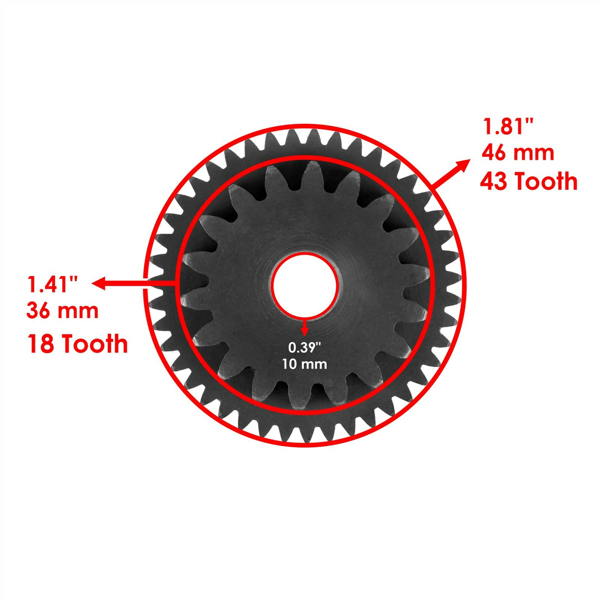 Starter Reduction Gear Replacement for Honda ATC250SX (1986)