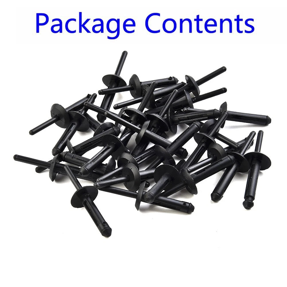 30pcs Car Clips Rivet Fender Bumper for Limited & Overland
