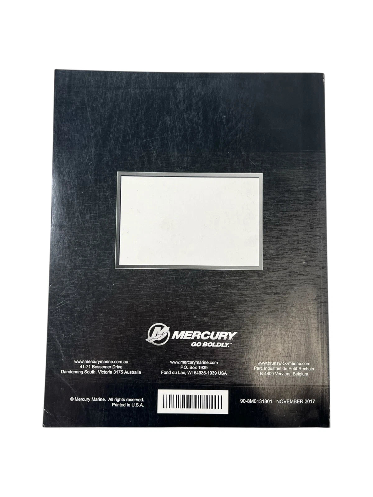 Outboard Service Manual for Mercury 6/8/9.8/9.9 HP (90-8M0131801)