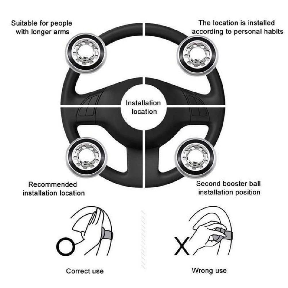Flexible Rotation Knob Spinner for Enhanced Driving Experience