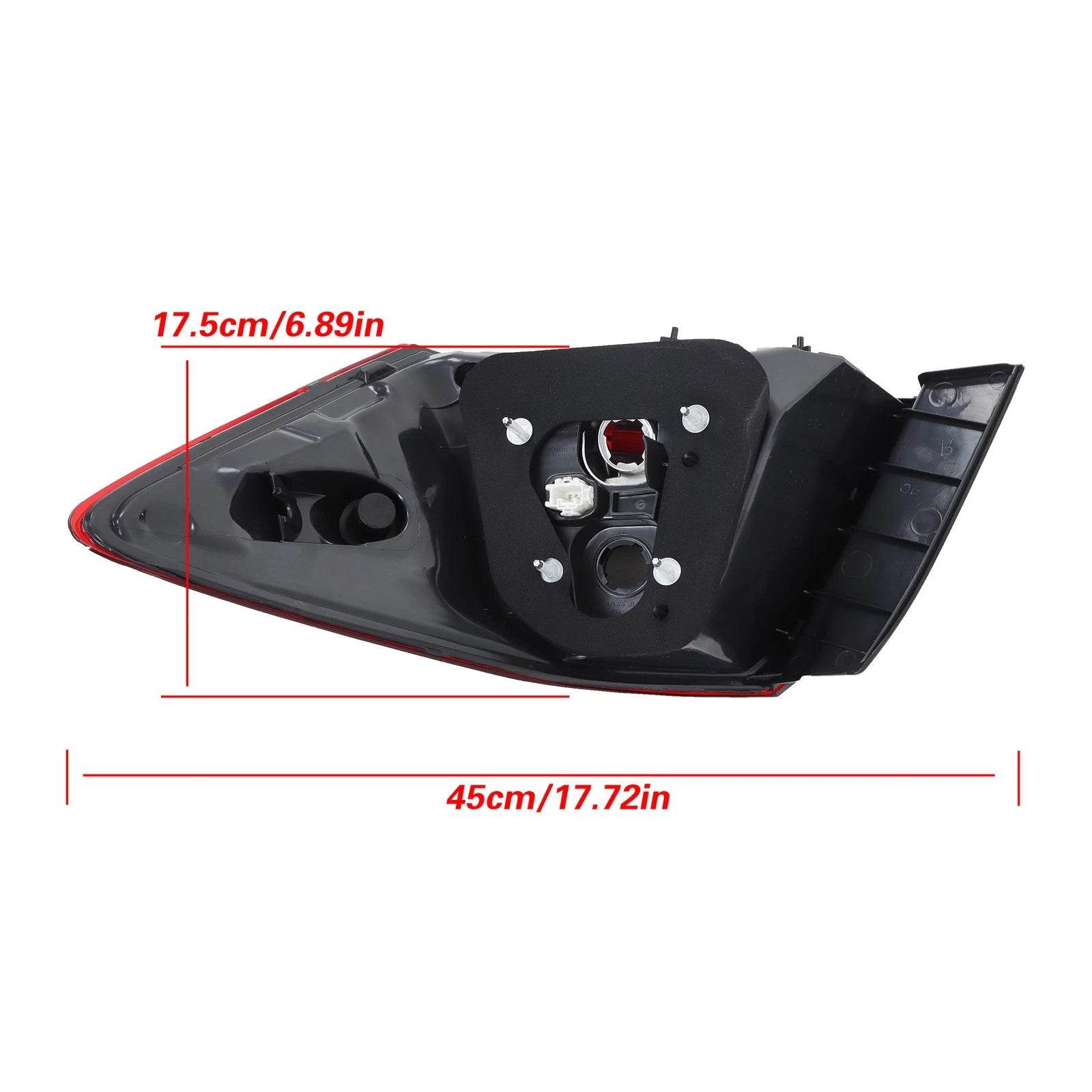 Tail Light Assembly for Honda Accord (2016–2017) Rear Left Red