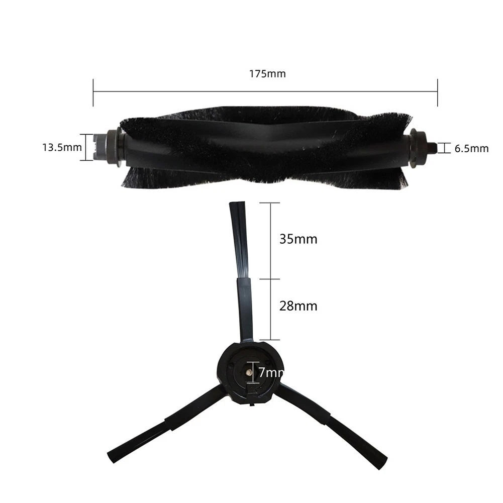 Main and Side Brush Replacement Kit for Eufy Omni C20 (2019–2023)