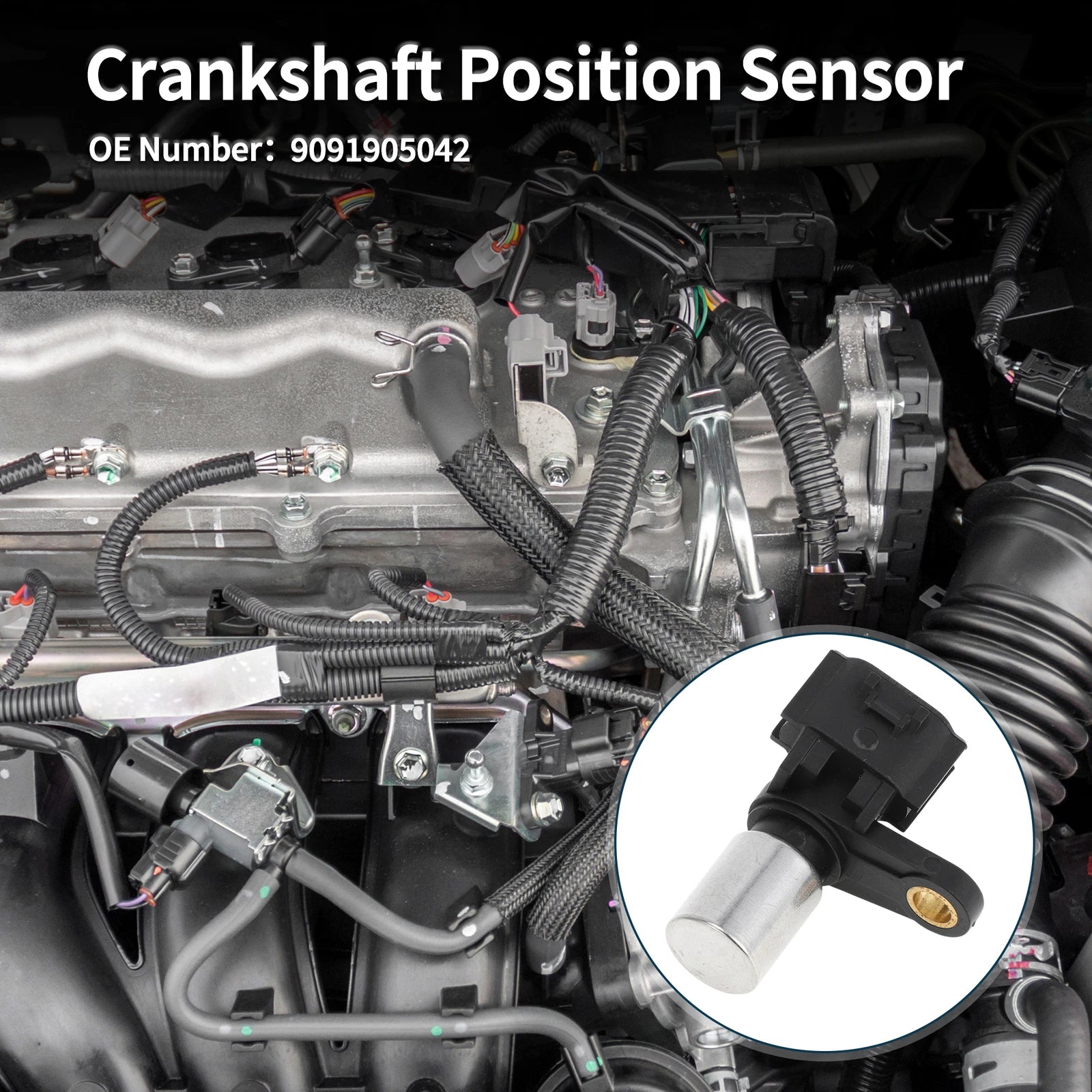Crankshaft Position Sensor for Toyota Avensis 2.0D-4D (2003–2008)