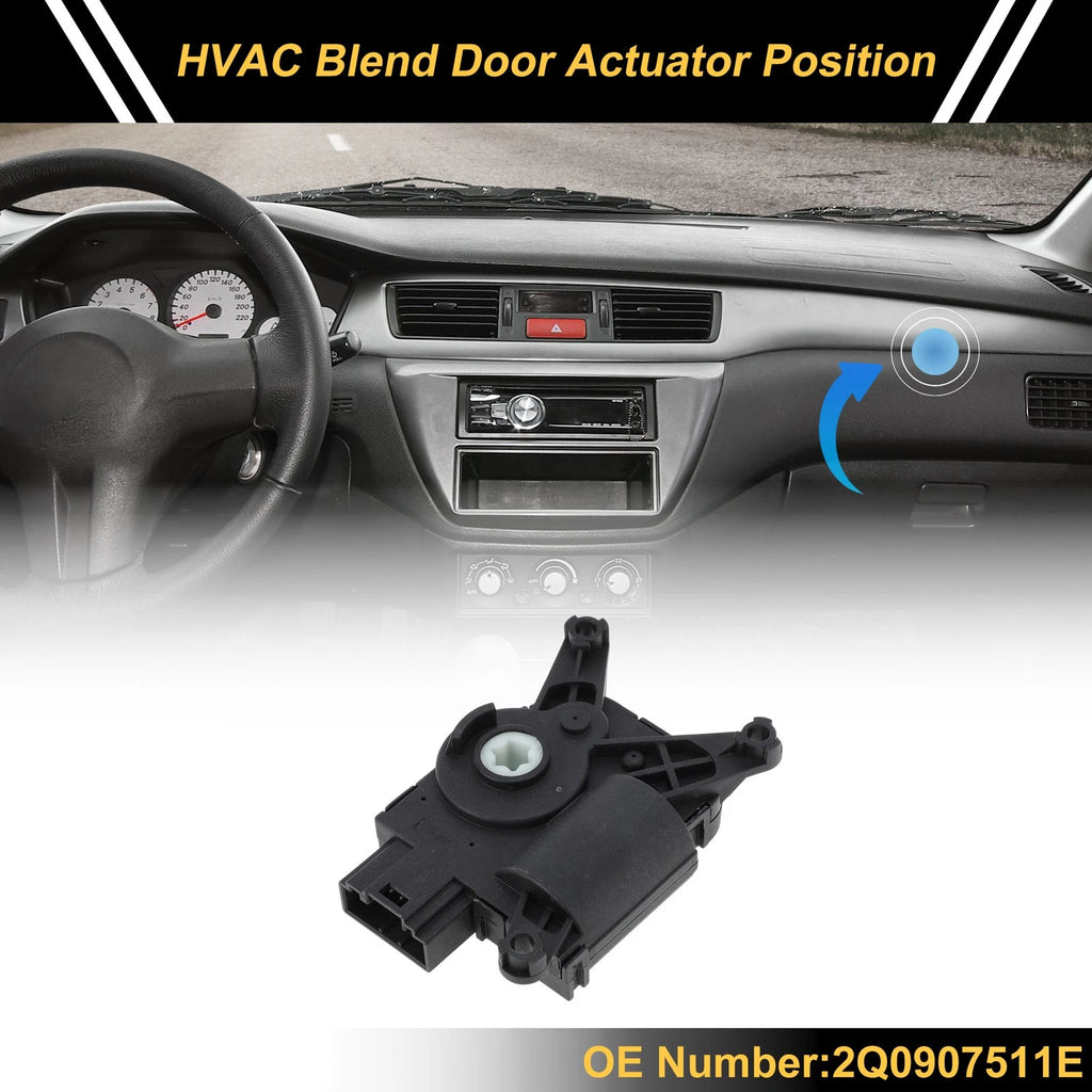 HVAC Heater Blend Door Actuator Replacement for Volkswagen Tiguan (2012–2016)