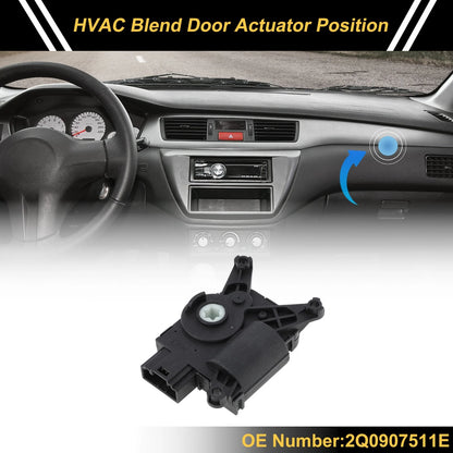 HVAC Heater Blend Door Actuator Replacement for Volkswagen Tiguan (2012–2016)