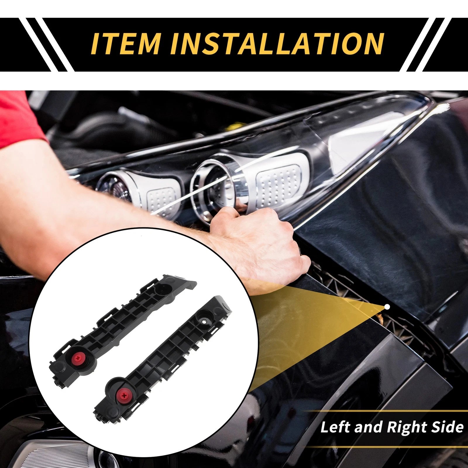 Front Bumper Support Bracket Replacement for Toyota Tacoma (2016–2021)