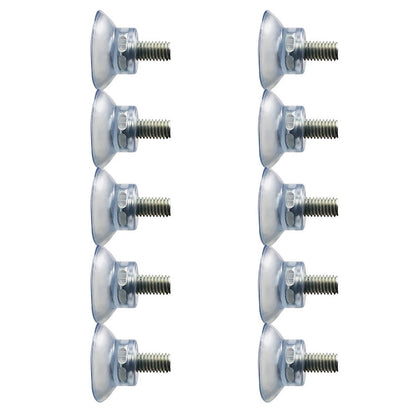 Set of 4 Rubber Suction Hooks for Automotive Accessories