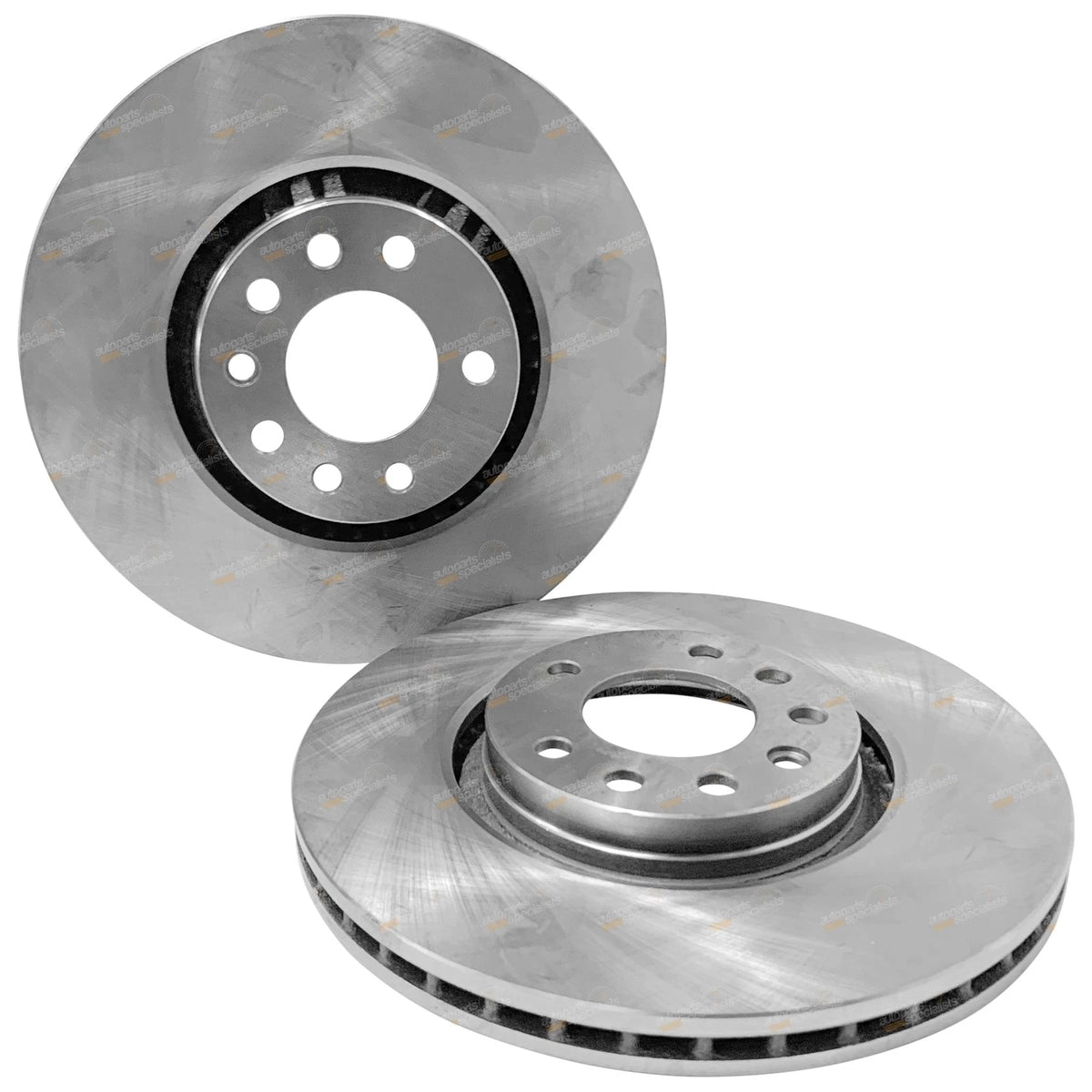 2x Front Disc Brake Rotors for Saab 9-3 (2008–2009) 1.9L Z19DTR 308mm