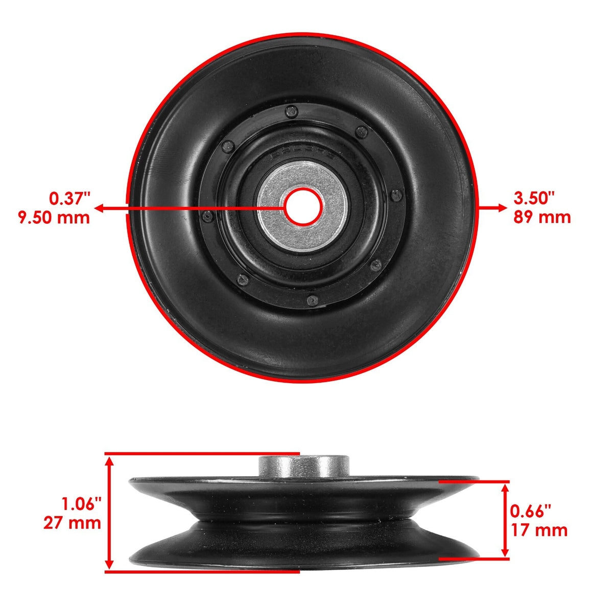 Idler Pulley Replacement for Craftsman Husqvarna (2000–2000)