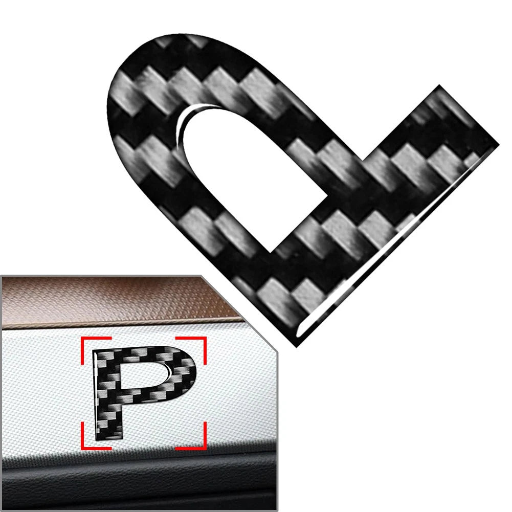 Car Badge Emblem Alphabet Letter Decals for