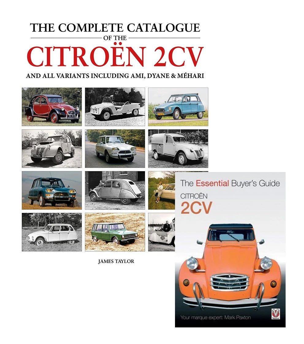 2 Book Set Complete Reference & Buyer's Guide for Citroen 2CV & A-Series
