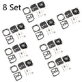 Set of 8 Carburetor Repair Rebuild Kits for ZAMA RB-100 STIHL HS45 FS55 FS38 BG45