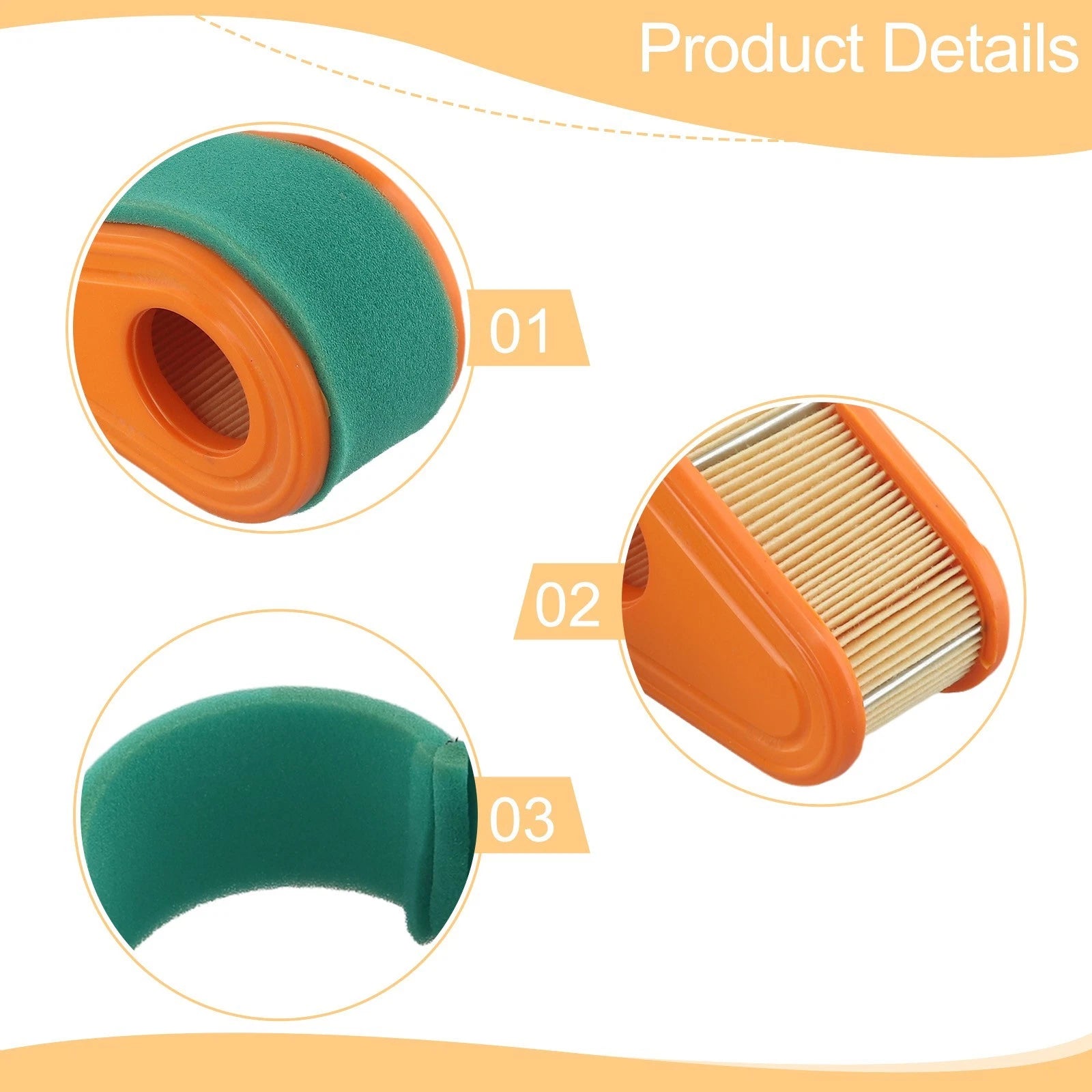 Air Filter Attachment for BS792038 Engines (Equivalent Parts)