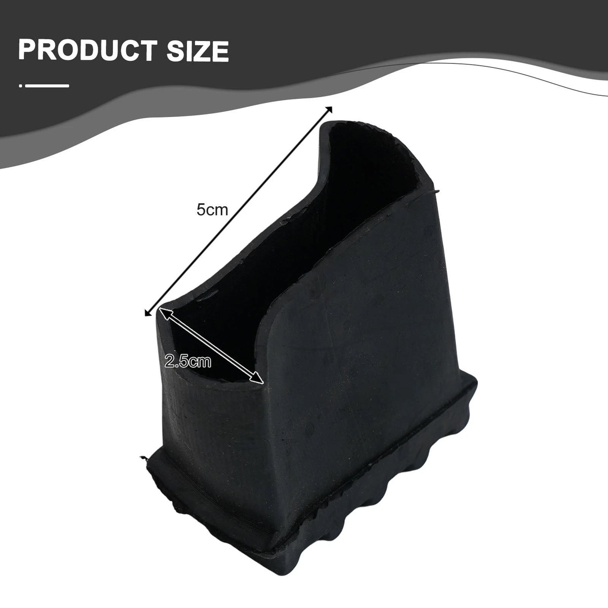 Rubber Foot Covers for Increased Ladder Stability and Safety