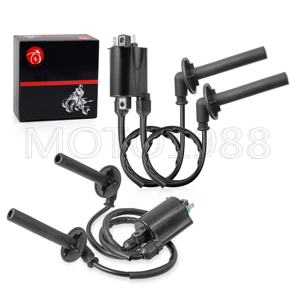 2X Ignition Coil with Spark Plug Cap for Honda ST1100 (1991–2003) #30700-KAF-010