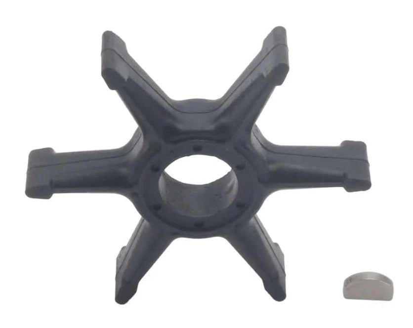 Water Pump Impeller with Key for Yamaha 2 Stroke 20-25 HP Outboard (689-44352-00)
