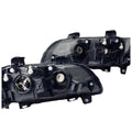 Black Headlights Pair LH+RH for Holden Commodore VE Series 2 (2010–2013)
