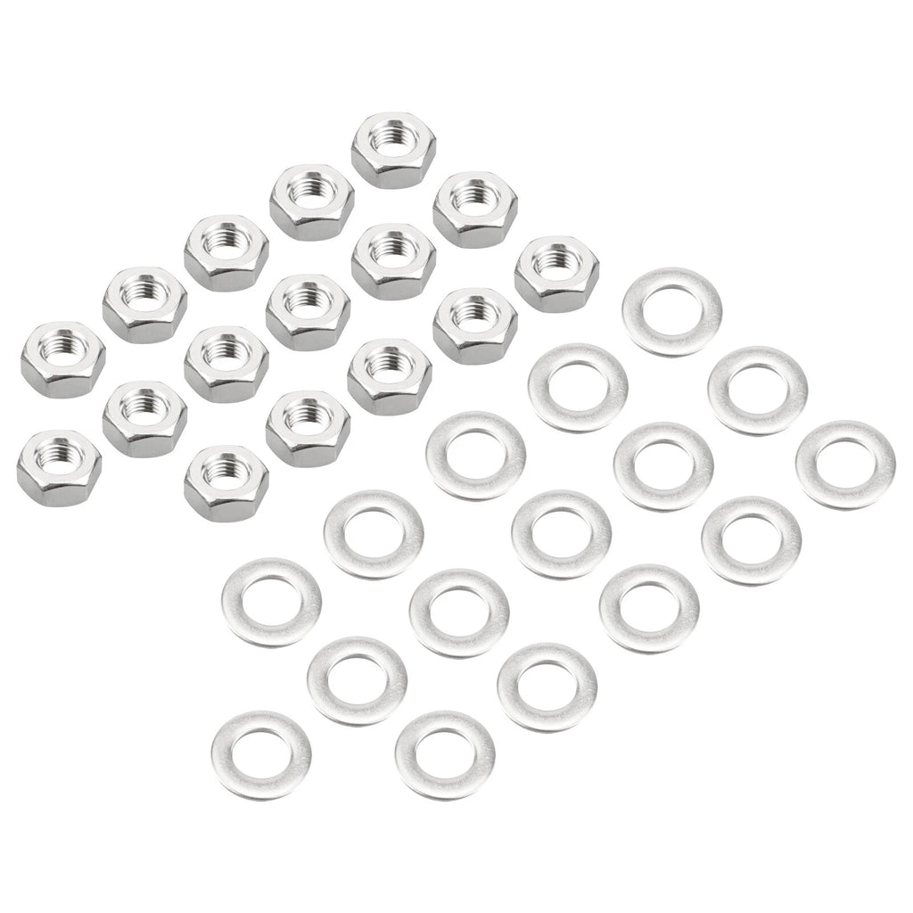 Wheel Lug Nuts & Washers Kit for Yamaha Blaster Wolverine Bruin (200–450)