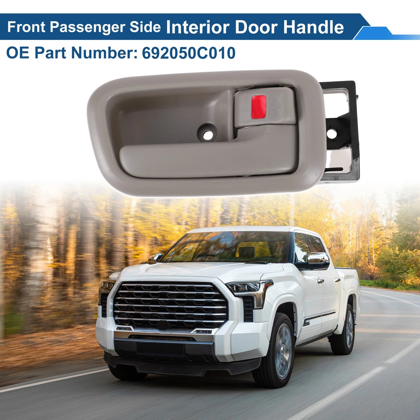 Front Driver Side Interior Door Handle Replacement for Toyota Tundra (2000–2006)