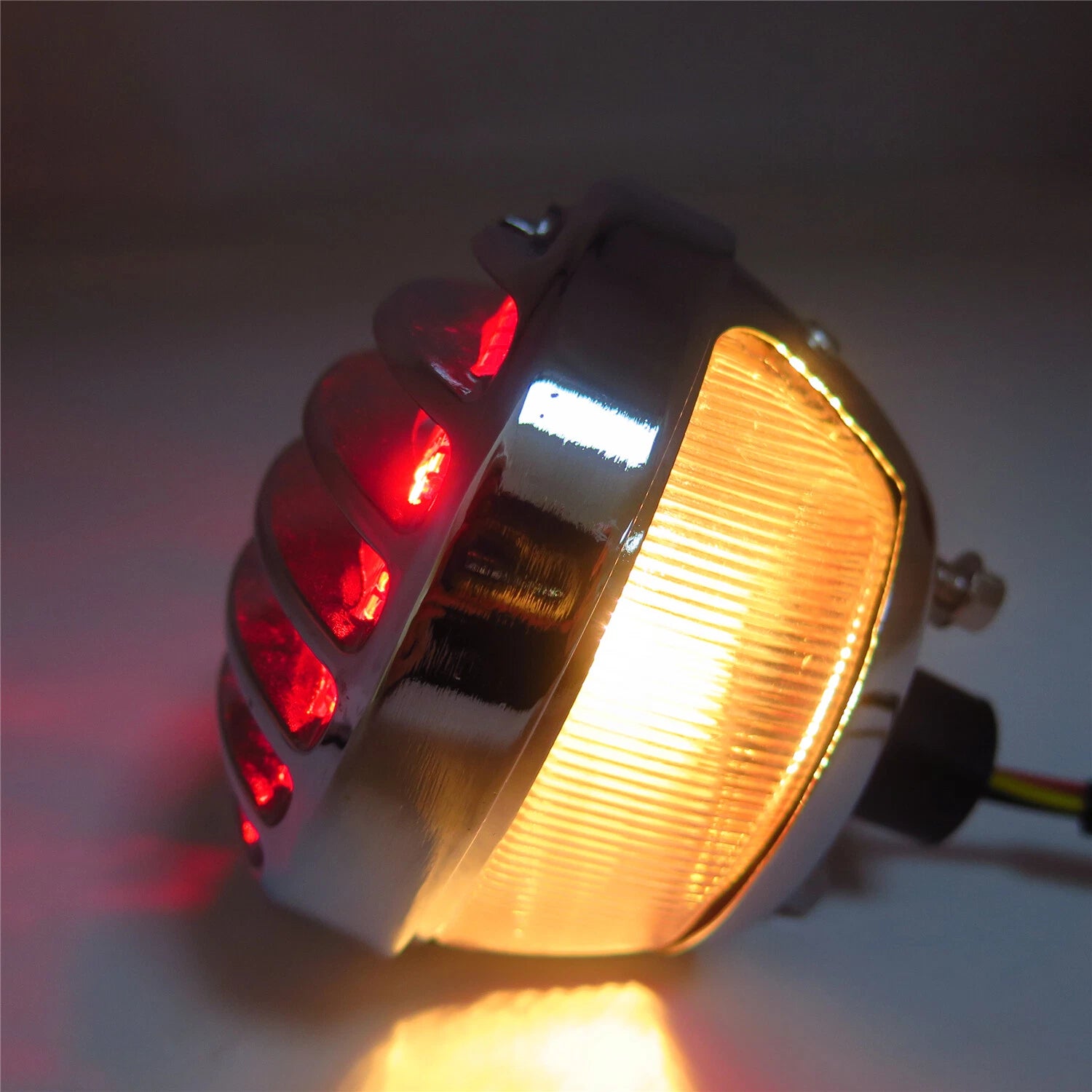 LED Tail Brake Light Grille for - Chrome Lens