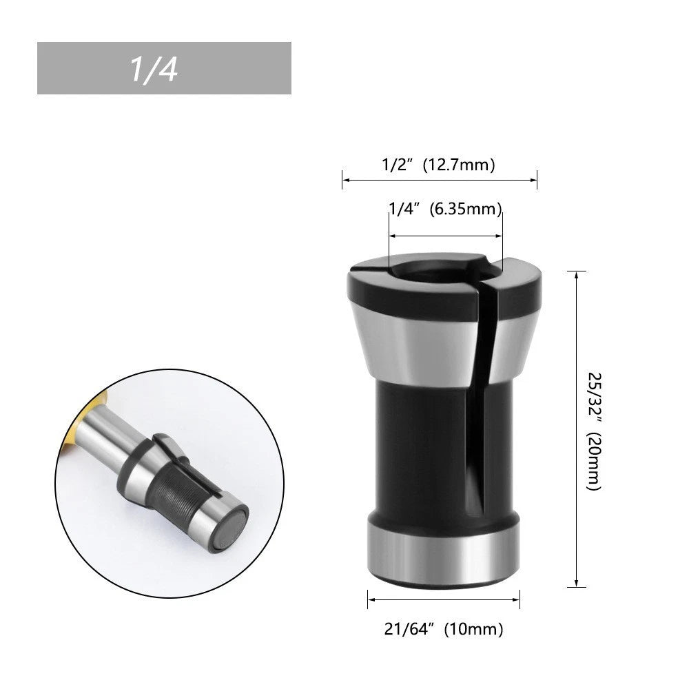 Collet Chuck 6mm / 8mm / 6.35mm for Chuck Conversion