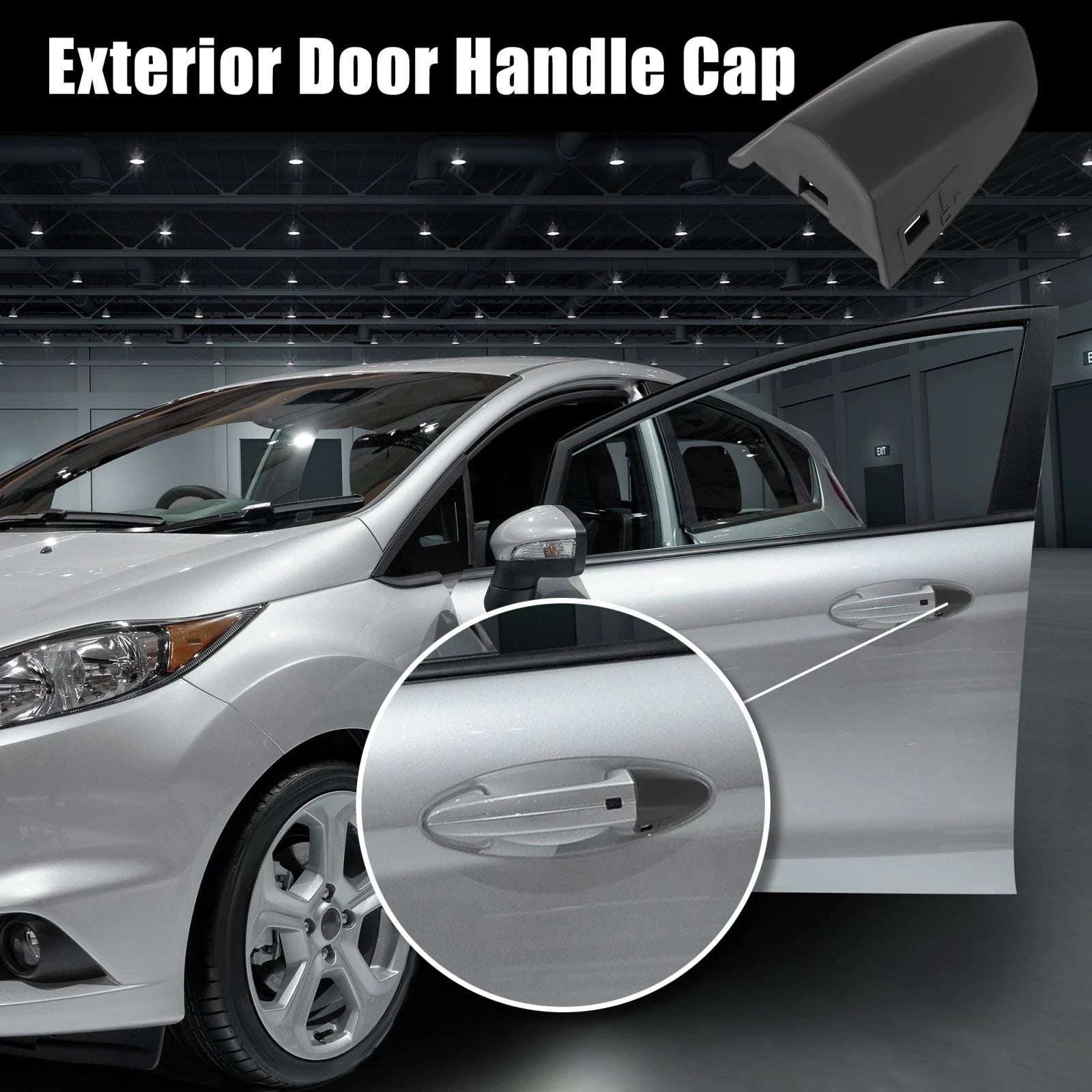 Door Trim Cover Front Driver Handle Cover for Ford Mustang (2015–2020)