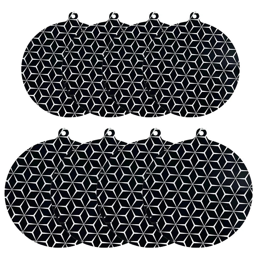 Set of 4 Round Silicone Protector Mats for Cooking