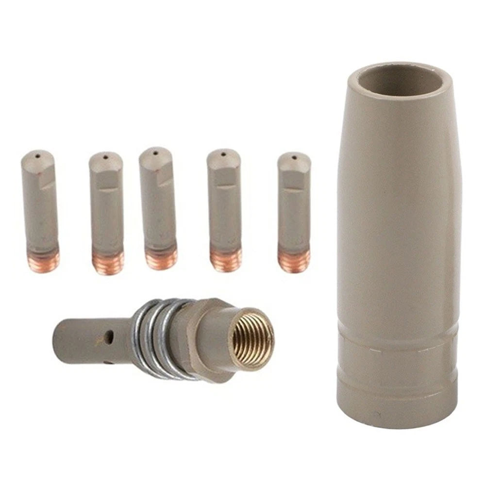 7PCS Mig Welding Tips Nozzles Holder Kit for 15AK Torch