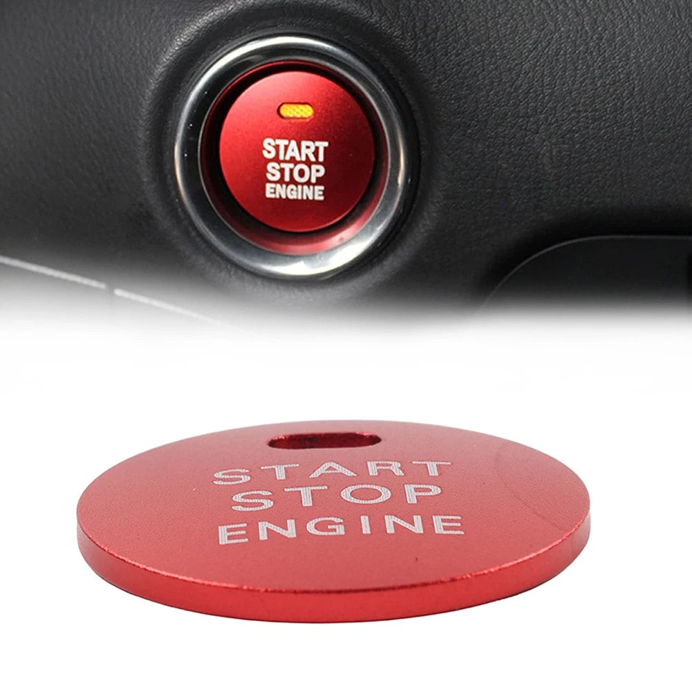 Red Engine Start Push Button Cover Trim For Mazda 3 Axela 6 Atenza CX-5