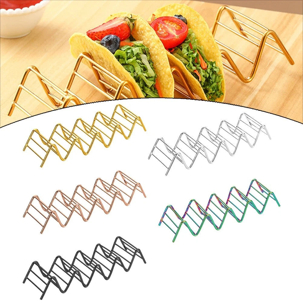 Stainless Steel Taco Holder for Easy Cleaning